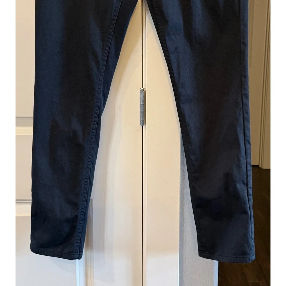 Zara Men's Black Skinny Fit Chino Pants Five Pocket Trousers Mid Rise Size 32